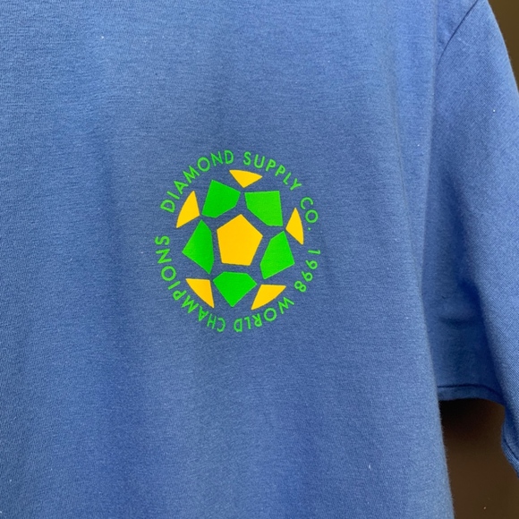 Diamond Supply Co Royal Blue World Champ Shirt - Picture 2 of 5